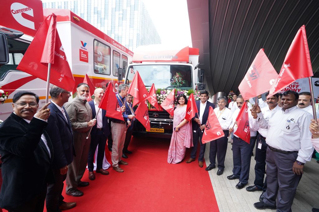 Cummins India flags off the BSVI OBD II training vans to augment awareness and understanding of BSVI engines and emission norms